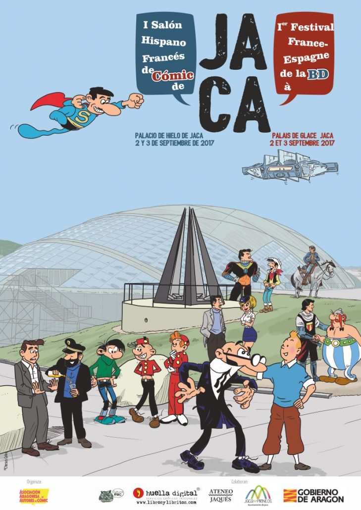Cartel Salón Hispano Francés de Cómic de JACA
