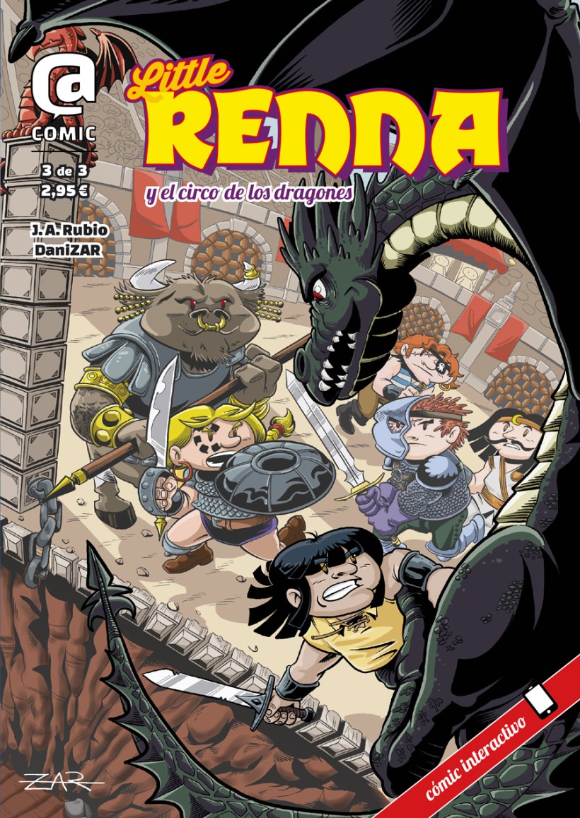 Portada - Little Renna y el circo de los dragones #3 Portada - Little Renna y el circo de los dragones #3